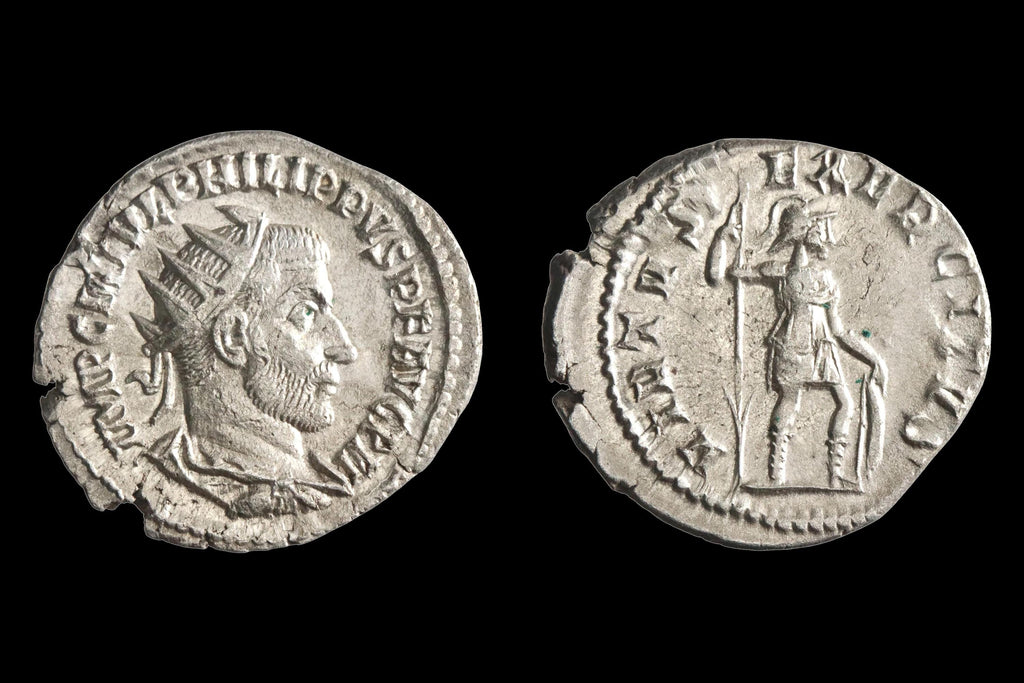 Ancient Roman Empire 3rd Century AD, Emperor Philip The Arab Silver Denarius Coin, Numismatics And Historical Antiquities Collectibles
