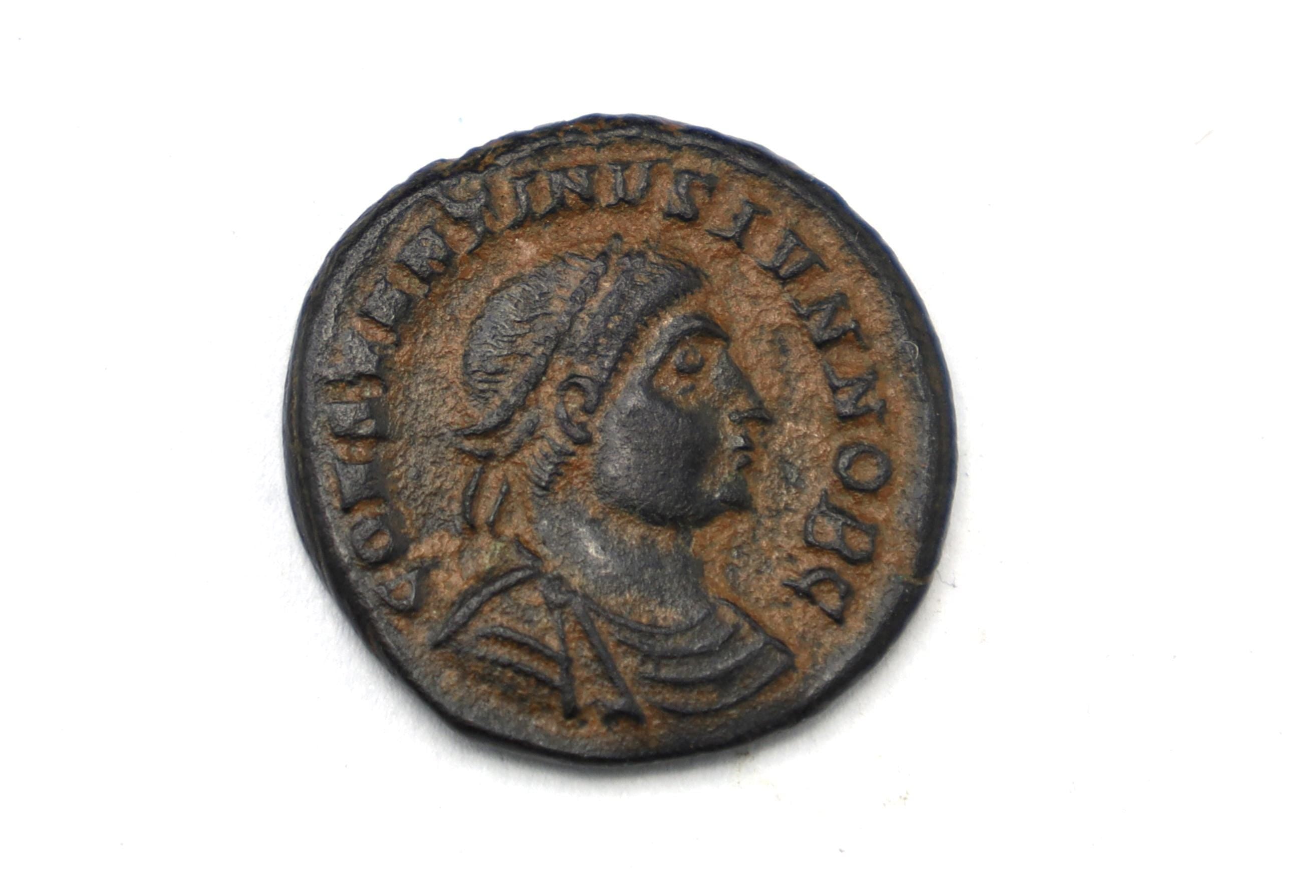 Ancient Roman Empire Follis Bronze Coin, Emperor Constantinus II, Providentiae Caesares, Heraclea, Numismatics And Historical Collectibles