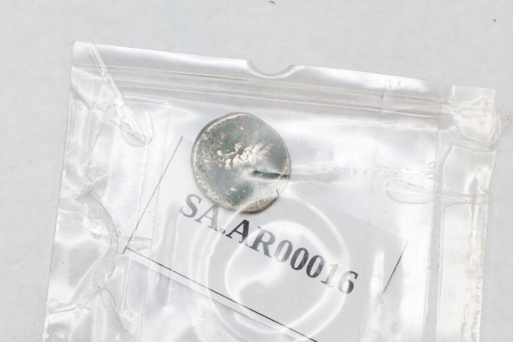 Ancient 1st Century AD Himyarite Kingdoms, South Arabia Felix Silver Quinarius Coin, Raydan Scyphate Mint In Imitation Of Older Greek Coins