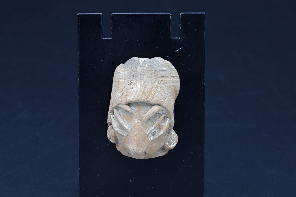 Ancient Chichimeca Quauhchichitl Head Of A Larger Figure From Chupicuaro Culture, Mexican Mesoamerica Art Between The 400 BCE To 200 AD