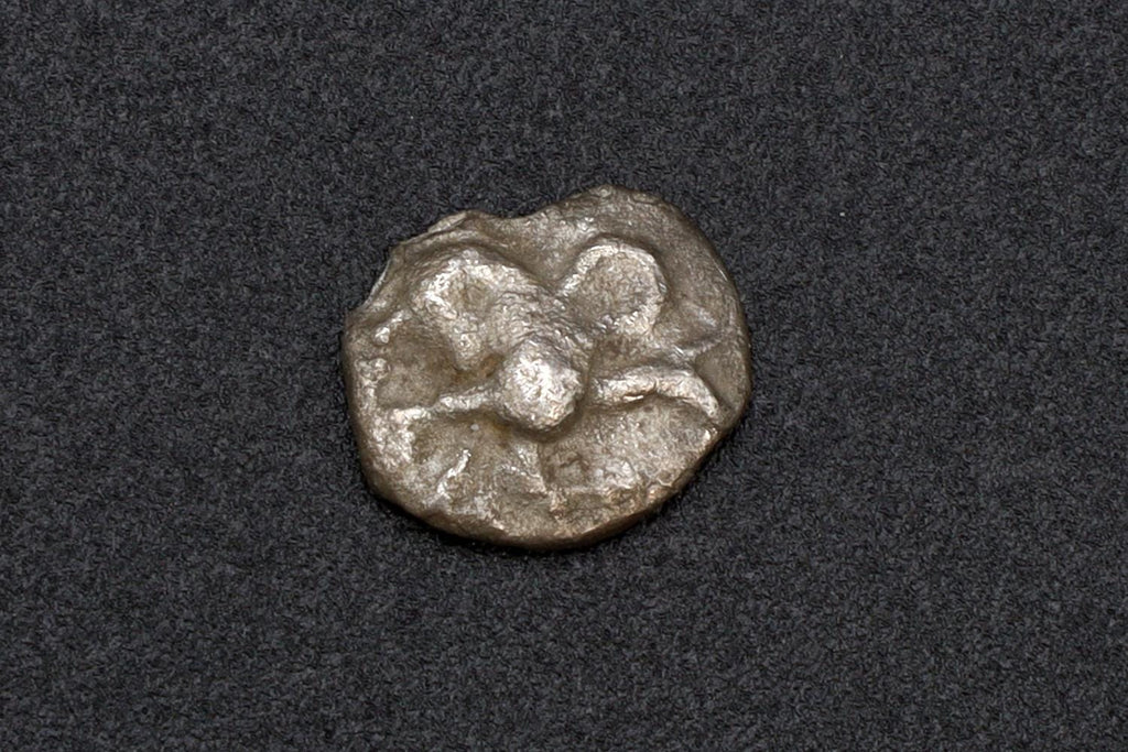 Teos Ionia, Ancient Greek Silver Hemiobol Coin 500 BCE To 420 BCE, Griffing And Incuse, Numismatics Antiquities, Greek Drachm