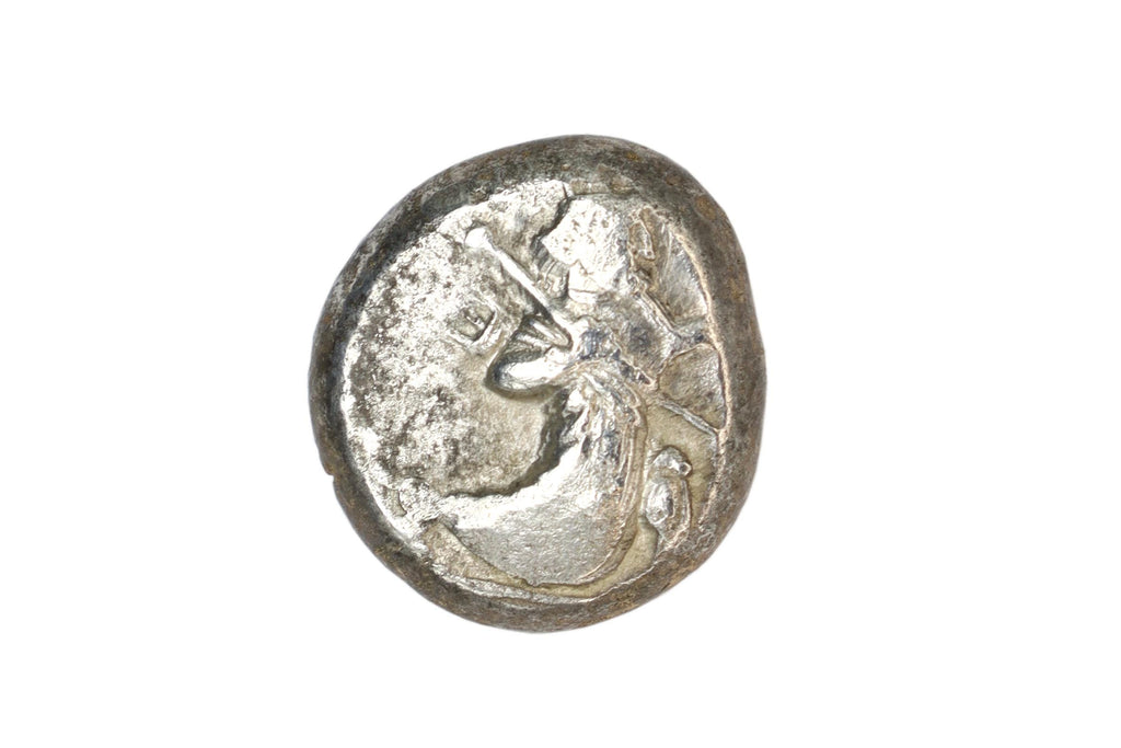 Silver Siglos Coin, Asia Minor, Ancient Achaemenid Empire 4th Century BCE, King Artaxerxes II Mnemon, Numismatics, Antiquities, Collectibles