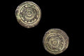 Medieval Egypt, Fatimids, al-Aziz Billeh, Fractional Value Of Half Dirham, Silver Coin With Arabic Calligraphy. Numismatics Collectibles