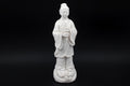 Antique Early 20th Century Dehua, Blanc De Chine Porcelain Statuette Of Guanyin, Female Bodhisattva, Asian Folk Religions, Buddhism Decor