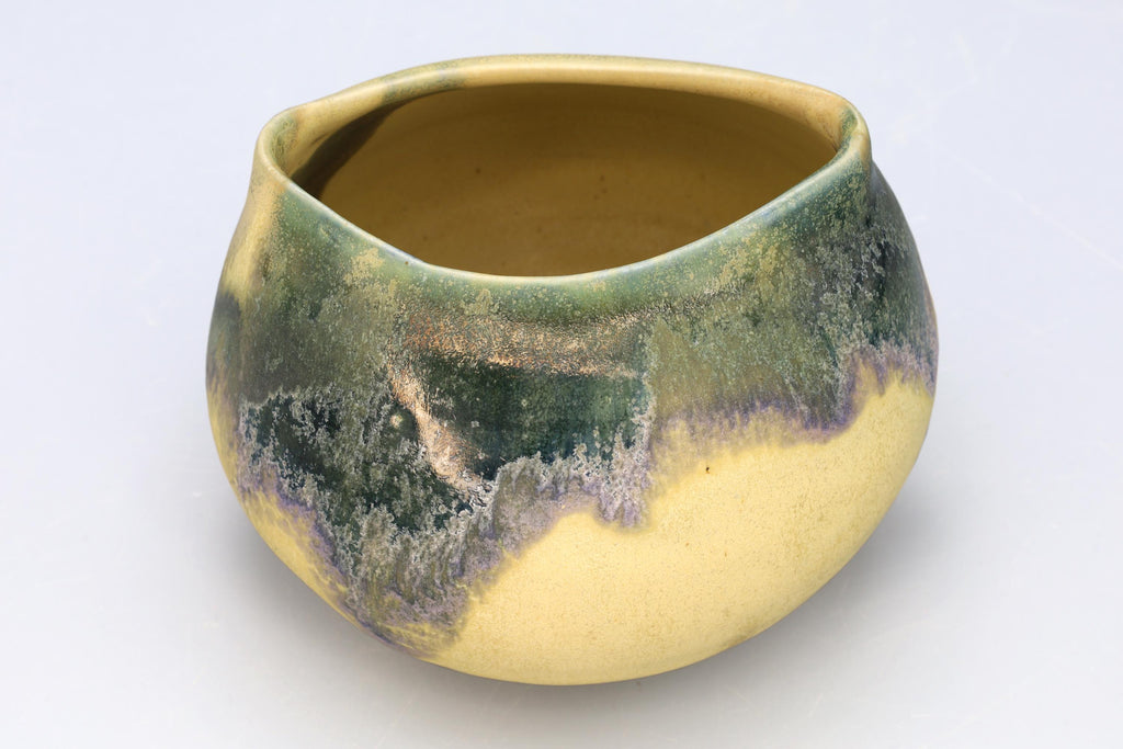 Contemporary American Ceramic Art Vase, Small Modernist Vessel By Janet Barsky, Fine Arts Pottery