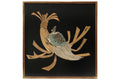 Antique Mid Of The XIX Century, Early Meiji Japan, Minogame Turtle Embroidered Couched Goldwork Asian Silk Fukusa Gift Presentation Textiles