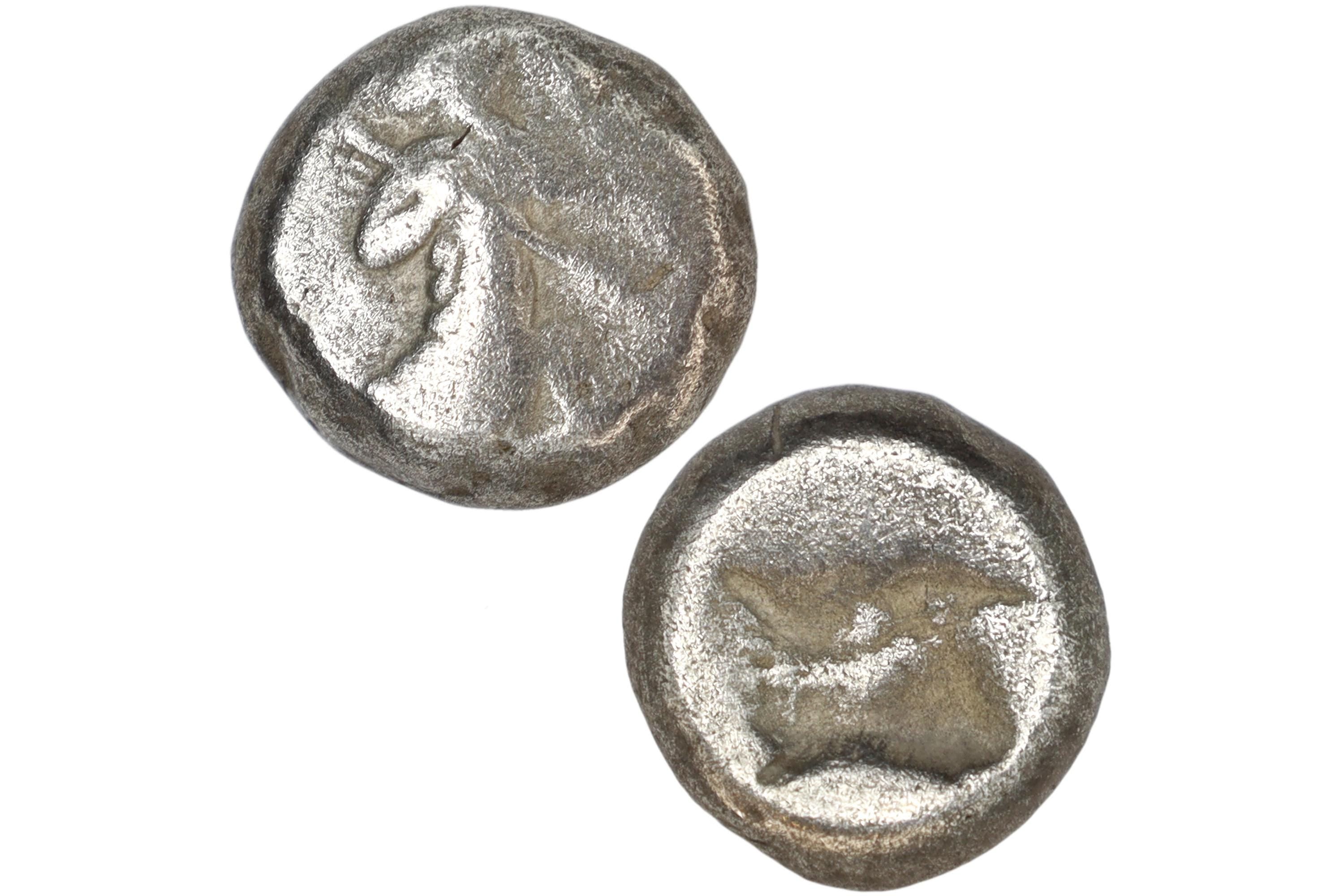King Artaxerxes II Mnemon, Silver Siglos Coin, Asia Minor, Ancient Achaemenid Empire 4th Century BCE, Numismatics, Antiquities, Collectibles