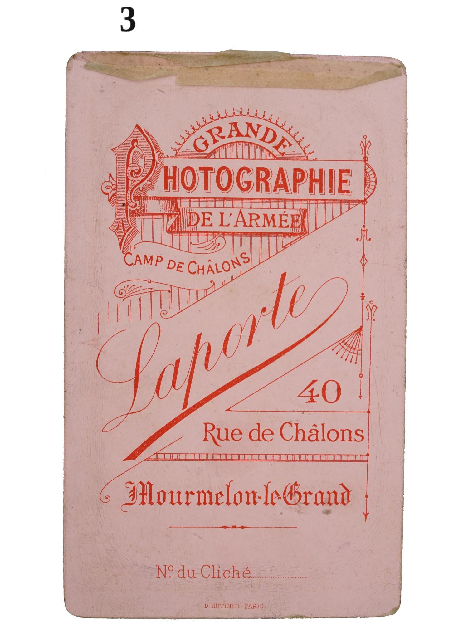 Antique 19th Century French Military Carte de Visite Photographs, Cabinet Portraits Of Young Hussar Soldiers, Victorian Era Memorabilia