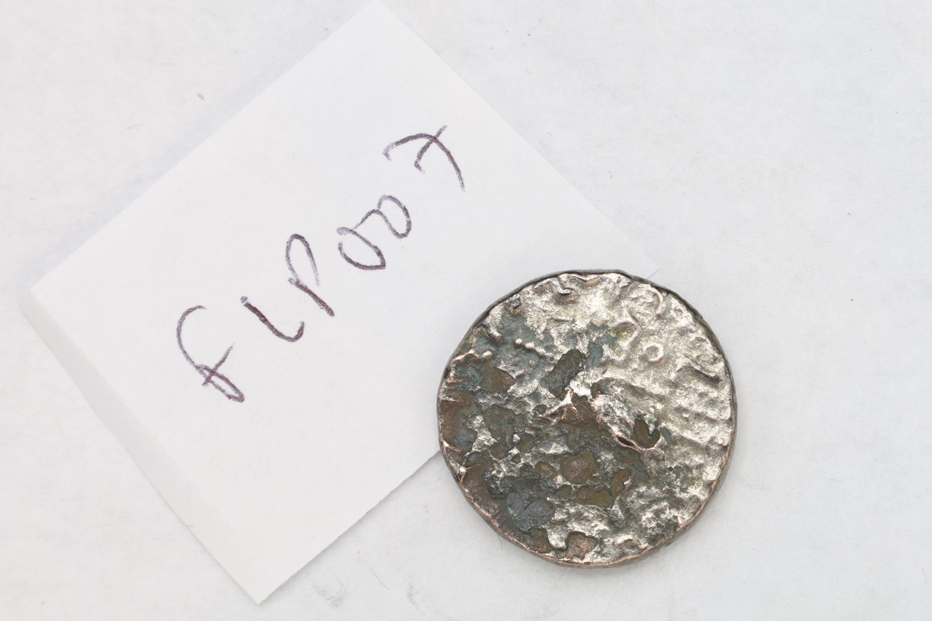 Ancient 1st Century BCE Hellenistic Billon Coin, Indo Scythian Kingdom Of Azes II, Bactria In Central Asia, Numismatics And Collectibles