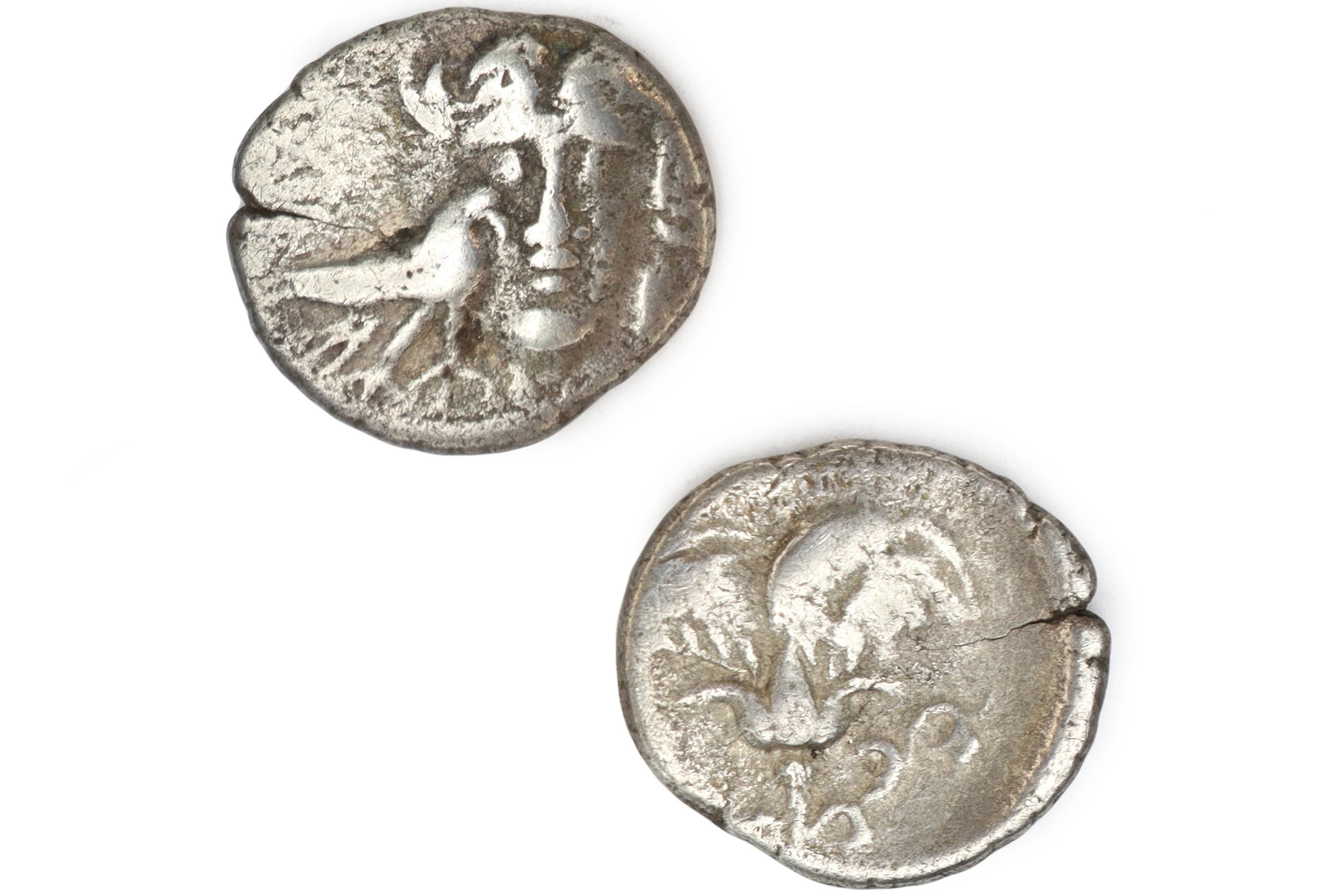 Ancient Greek Silver Coin, Caria, Mylasa, 2nd Century BCE Rhodian Drachm, God Helios And Rose Flower, Numismatics And Historical Antiquities