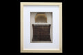 Colonial India, Circa 1920s Hand Carved Wood Combs From Rajasthan Gipsy Tribesmen, Kalbelia, Framed And Read To Hand On Wall, Bathroom Decor