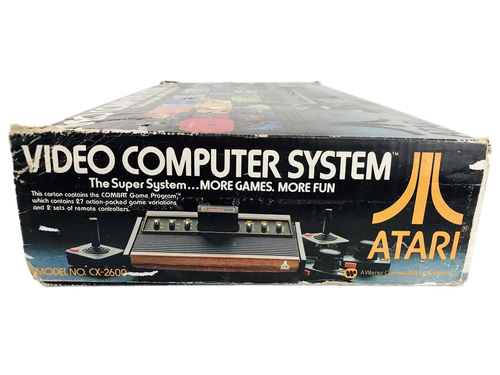 Atari 2600 Video Game, A 1978 Atari, 6 Switch Console In Original Box With Matching Serial Numbers 81710167. Working, Model No CX-2600