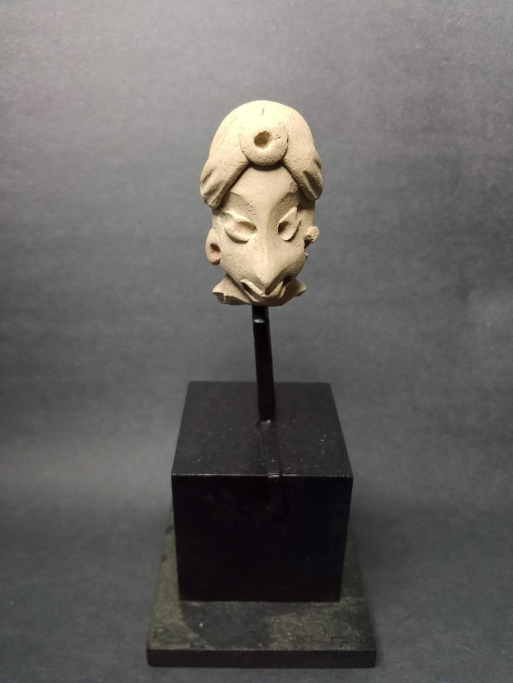 Ancient Chichimeca Quauhchichitl Head Of A Larger Figure From Chupicuaro Culture, Mexican Mesoamerica Art Between The 400 BCE To 200 AD