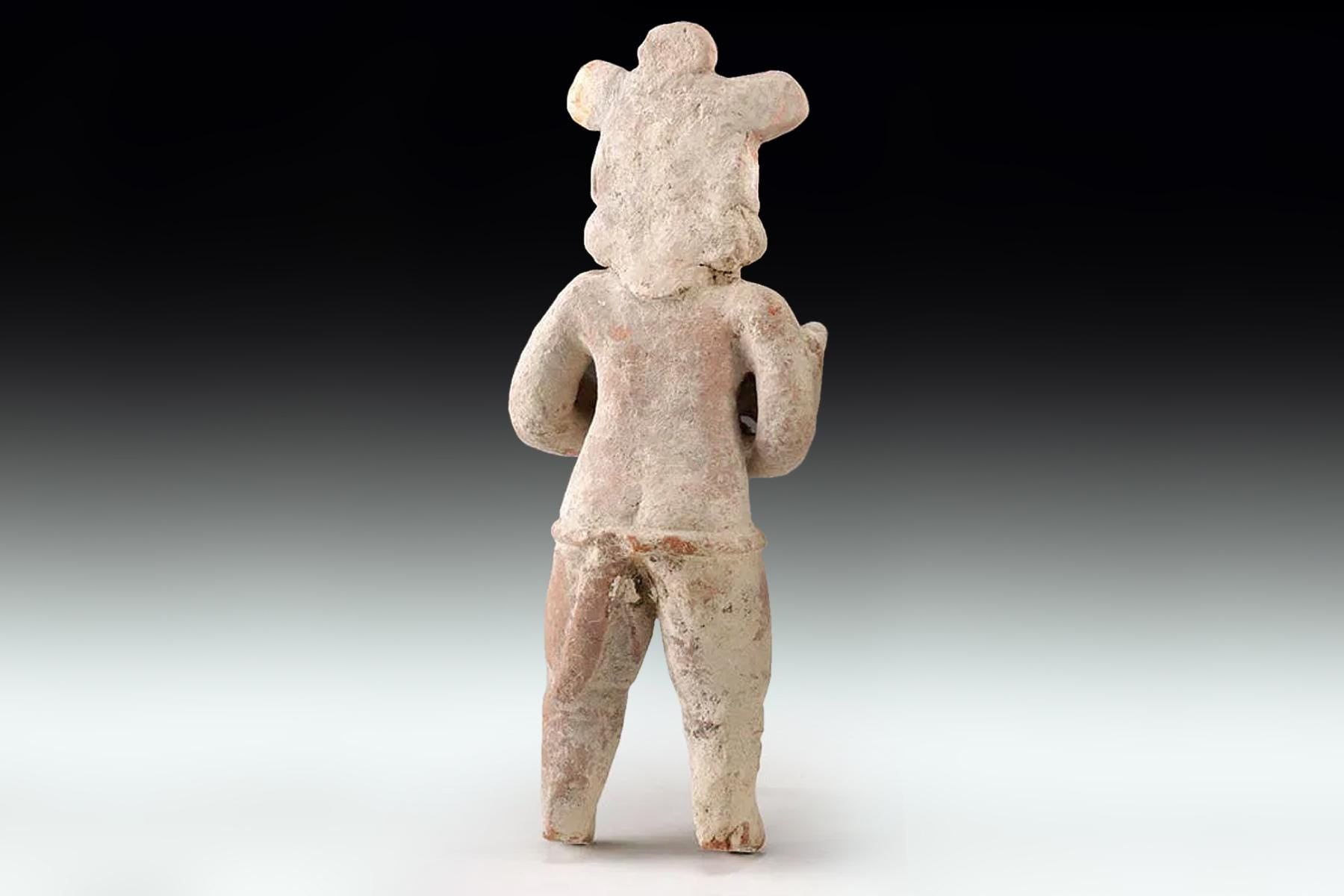 Ancient Pre Columbian Xochipala culture Formative Period Figure, Snake Dancer, 1000 BCE to 250 AD, Mexico Ceramics, Mesoamerican Antiquities