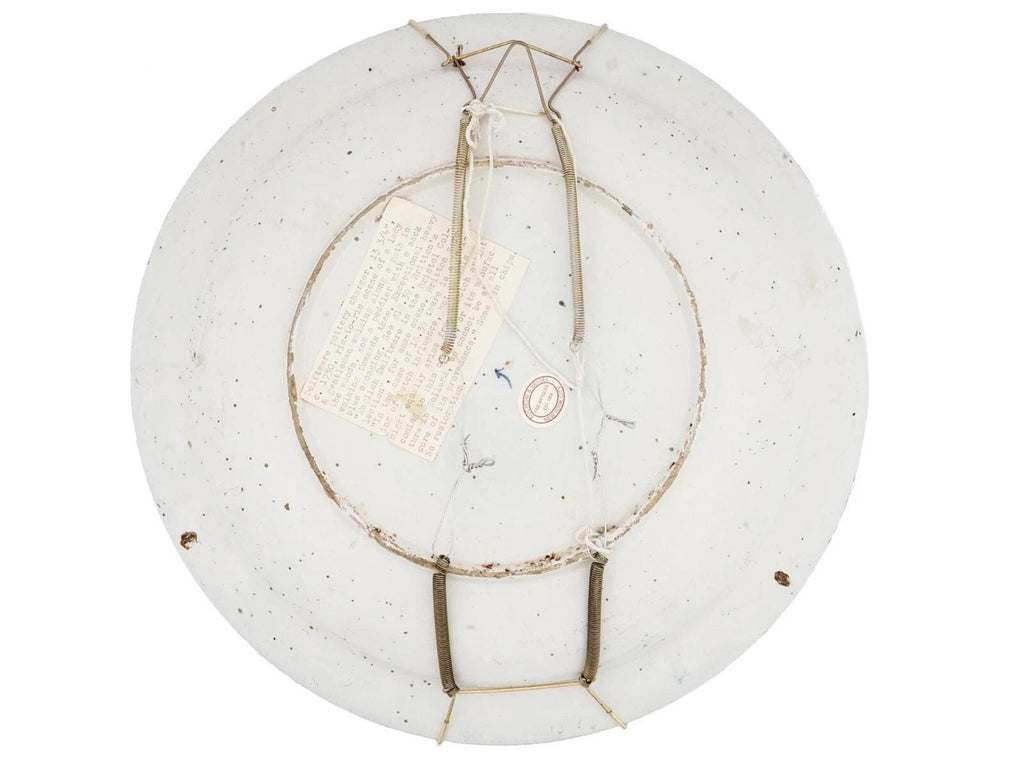 Antique 18th Century Blue And White Charger Plate, A Rare English London Or Probably Dutch Pottery Circa 1720s Antiques And Collectibles