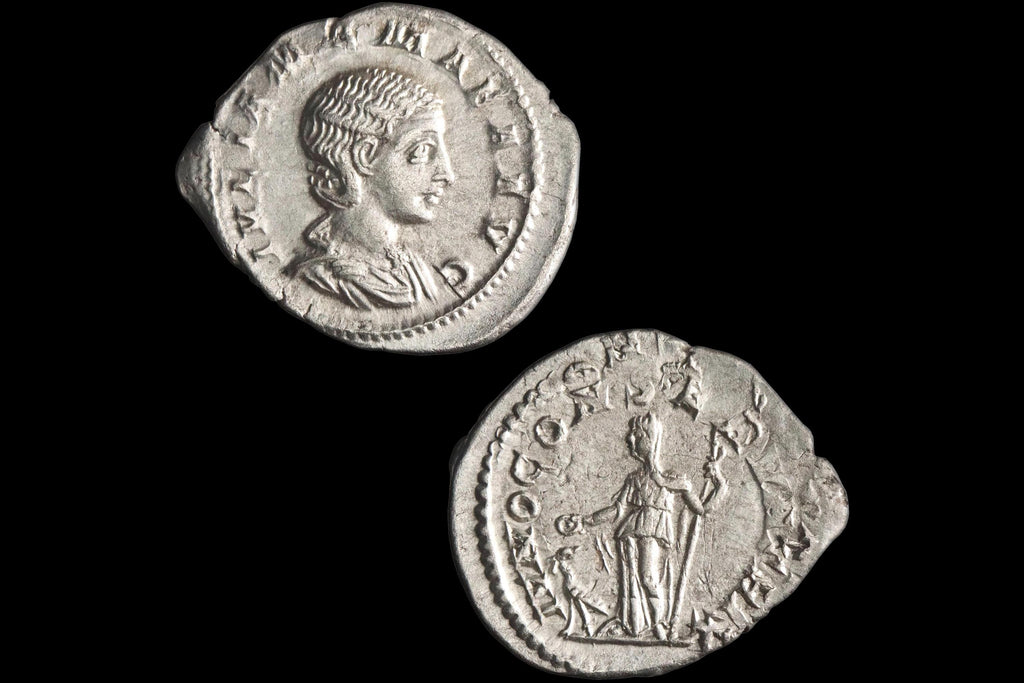 Ancient Roman Empire, 3rd Century AD, Julia Mamaea Silver Denarius Coin, Severan Dynasty Numismatics And Historical Antiquities Collectibles