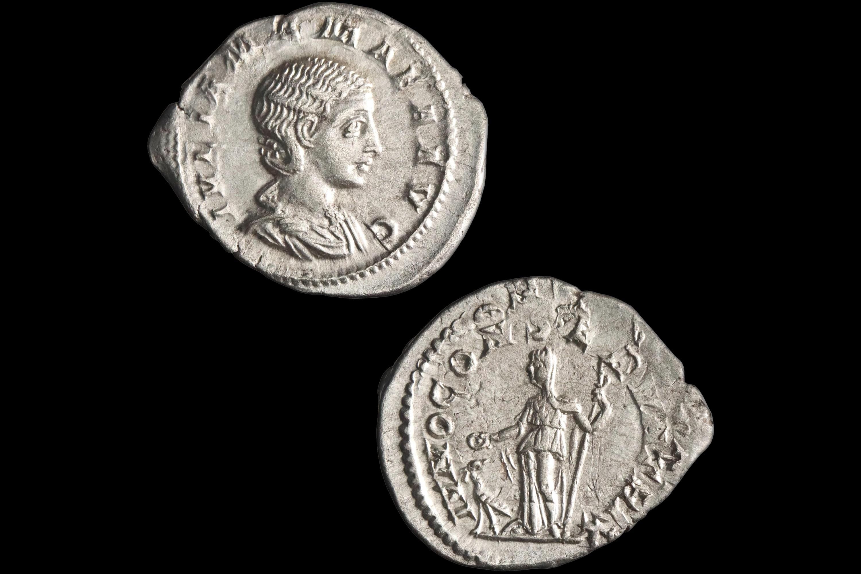 Ancient Roman Empire, 3rd Century AD, Julia Mamaea Silver Denarius Coin, Severan Dynasty Numismatics And Historical Antiquities Collectibles