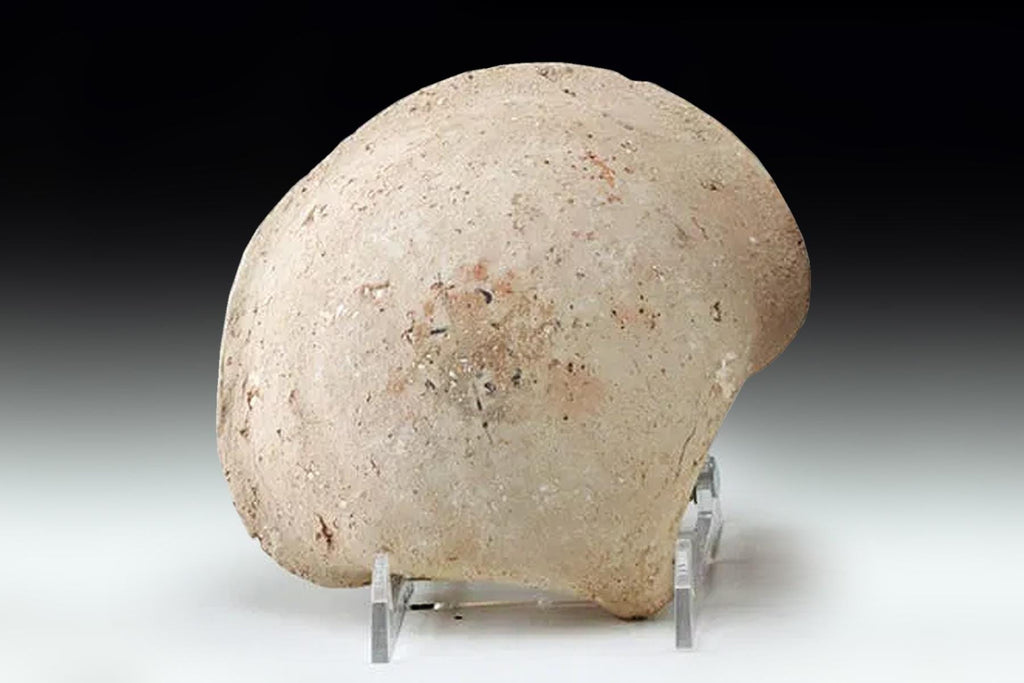 Jerusalem First Temple Period, A Clay Oil Lamp With Pinched Spout, Terracotta From The Iron Age II Circa 9th Century BCE, Holy Land, Israel