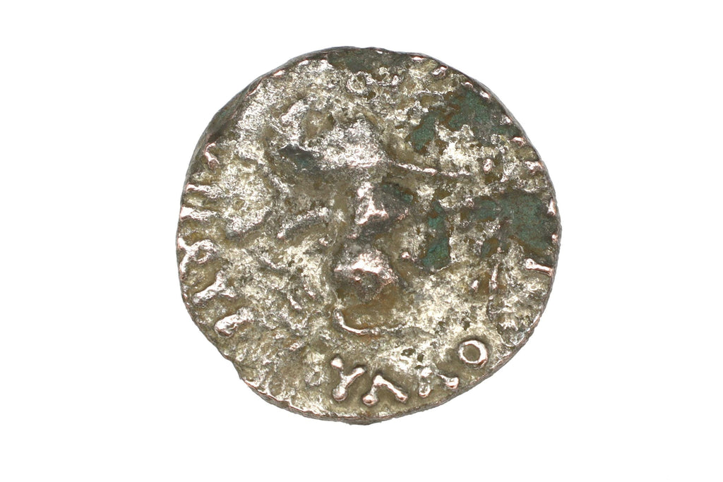 Ancient 1st Century BCE Hellenistic Billon Coin, Indo Scythian Kingdom Of Azes II, Bactria In Central Asia, Numismatics And Collectibles