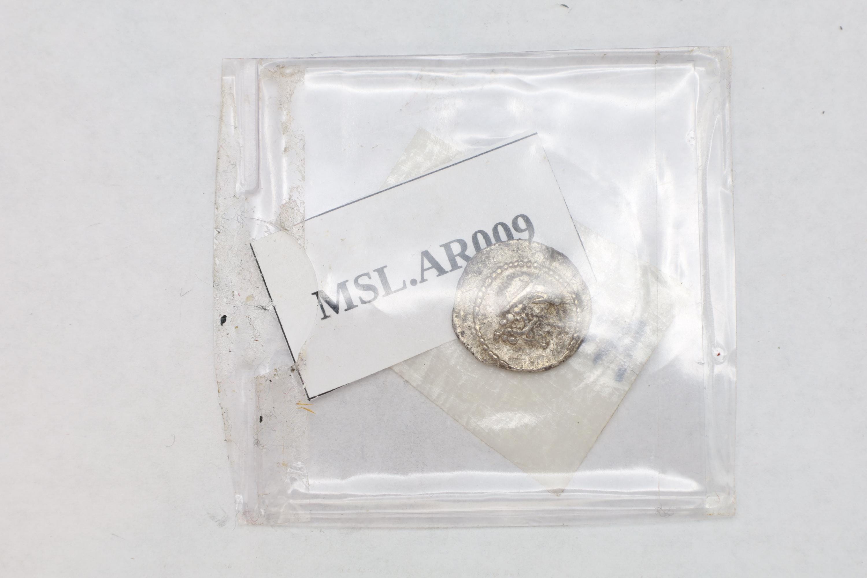 Ancient 1st Century AD Himyarite Kingdoms, South Arabia Felix Silver Quinarius Coin, Raydan Scyphate Mint In Imitation Of Older Greek Coins