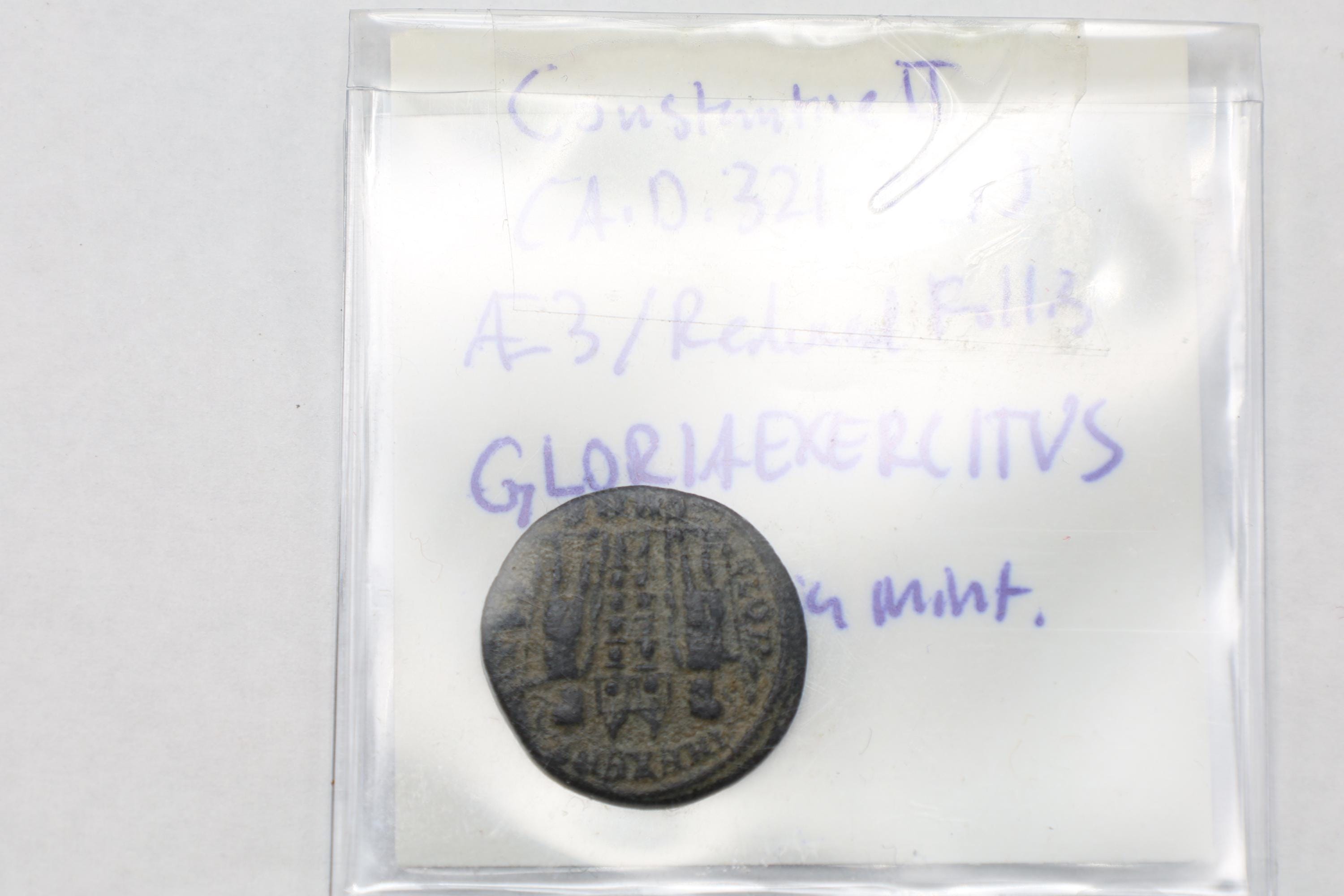 Ancient Roman Empire, Reduced Follis Bronze Coin By Constantius II, Nicomedia Mint, 4th Century AD, Numismatics And Historical Collectibles