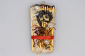 King David, A Small Mixed Media Sculpture, Jewish Expressionism Contemporary Art Figure, Collage, Handmade Gifts and Religious Art