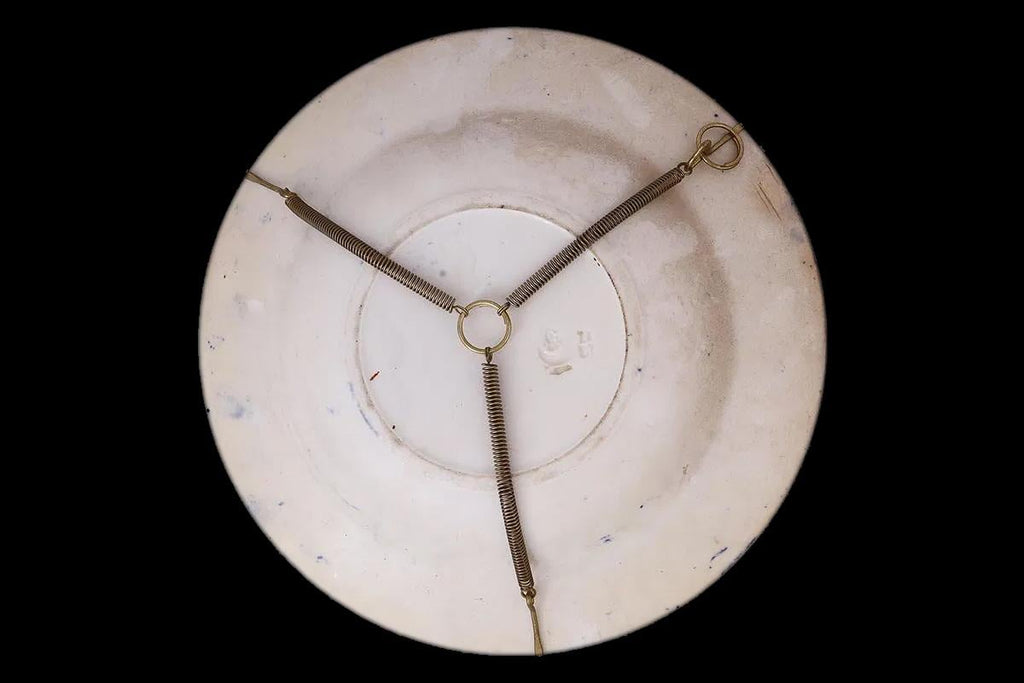 Victorian Era, 19th Century England, A Ceramic Plate With Added Dedicatory In Arabic Calligraphy Copeland, London