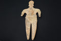 Ancient Pre Columbian Colima Pottery Standing Figure, Full Body Idol Dated As Between 100 BCE To 250 AD, Western Mexico, Mesoamerica Art