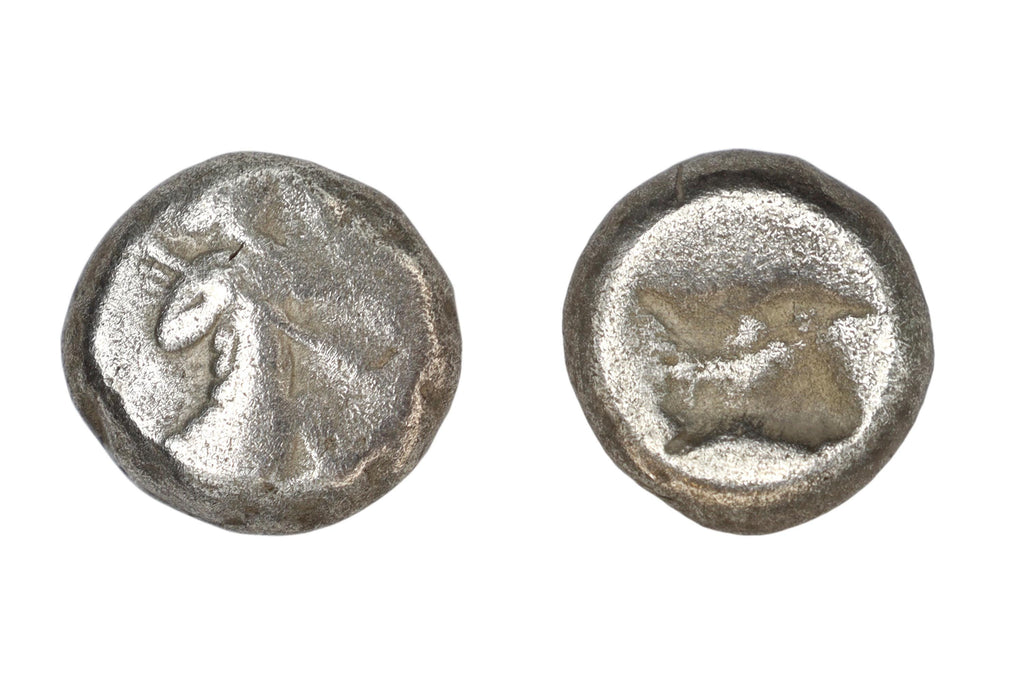 King Artaxerxes II Mnemon, Silver Siglos Coin, Asia Minor, Ancient Achaemenid Empire 4th Century BCE, Numismatics, Antiquities, Collectibles