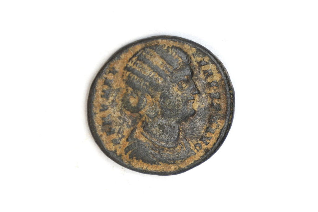 Empress Fausta, Spes Reipublicae, Roman Nummus Bronze Coin, Cyzicus Mint, 4th Century AD, Numismatics And Historical Collectibles