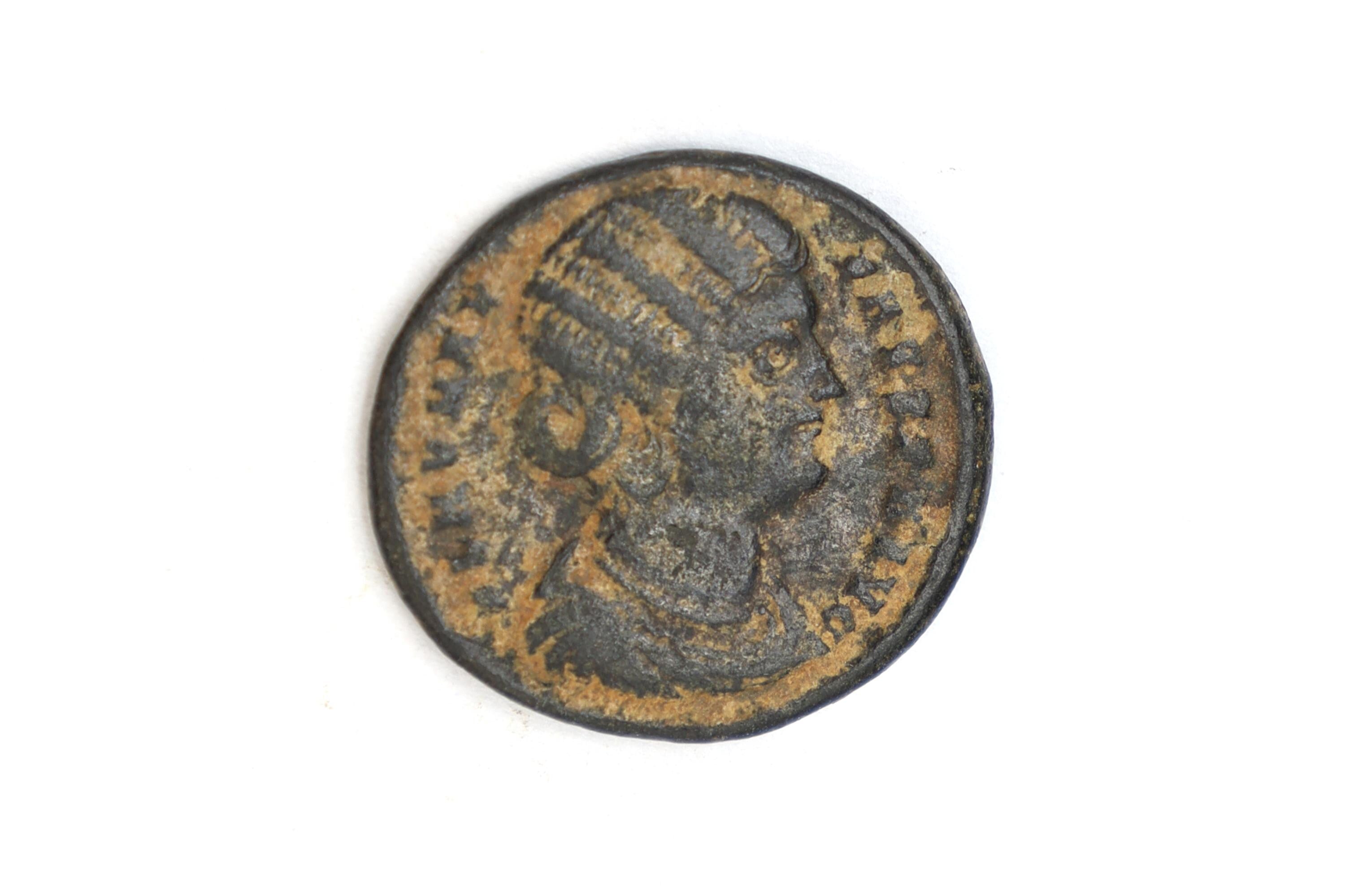 Empress Fausta, Spes Reipublicae, Roman Nummus Bronze Coin, Cyzicus Mint, 4th Century AD, Numismatics And Historical Collectibles