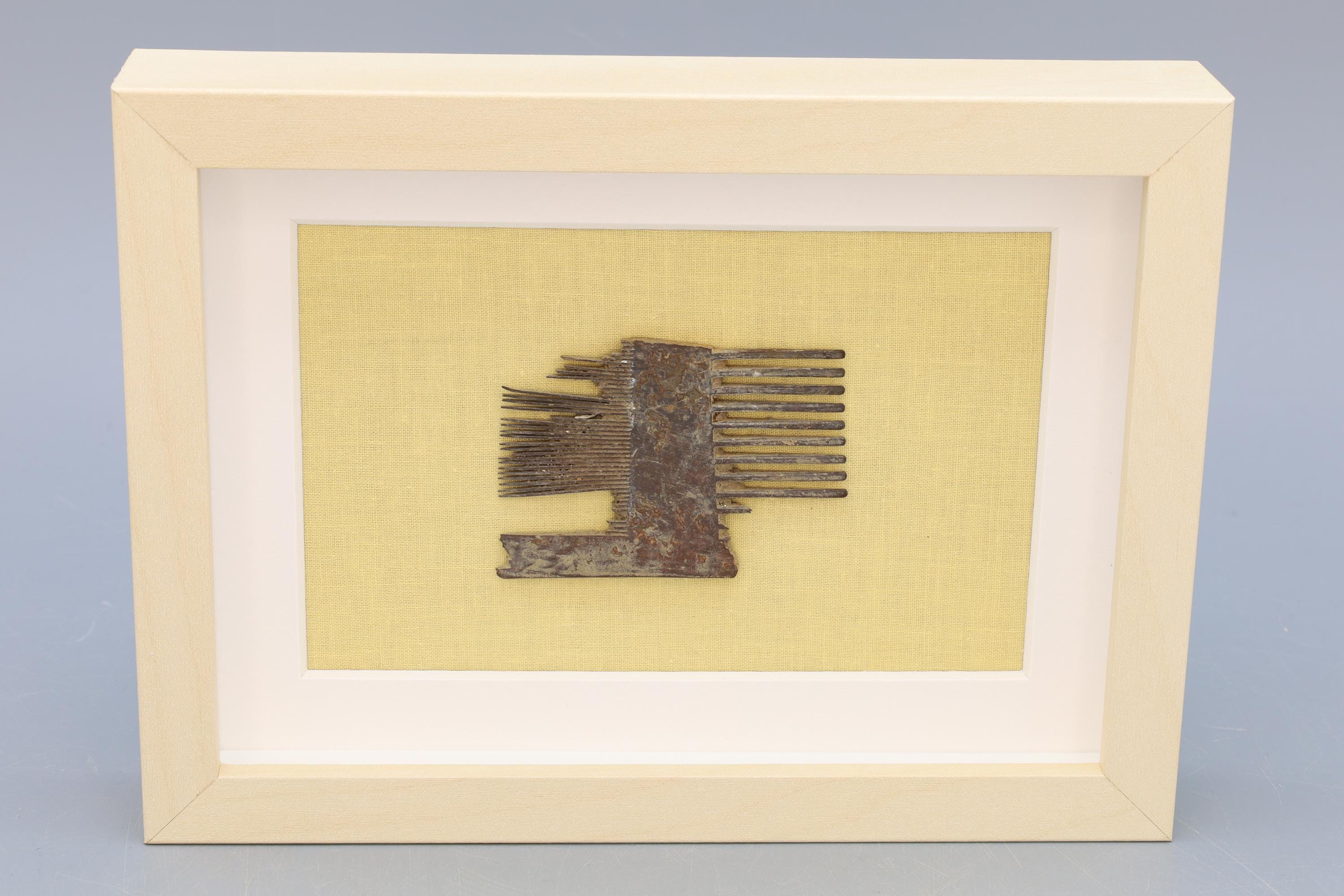 Hair Comb, Byzantine Trade Route, Antique 14th Century Fashion Accessory, Found At The Shores Of Thames River UK